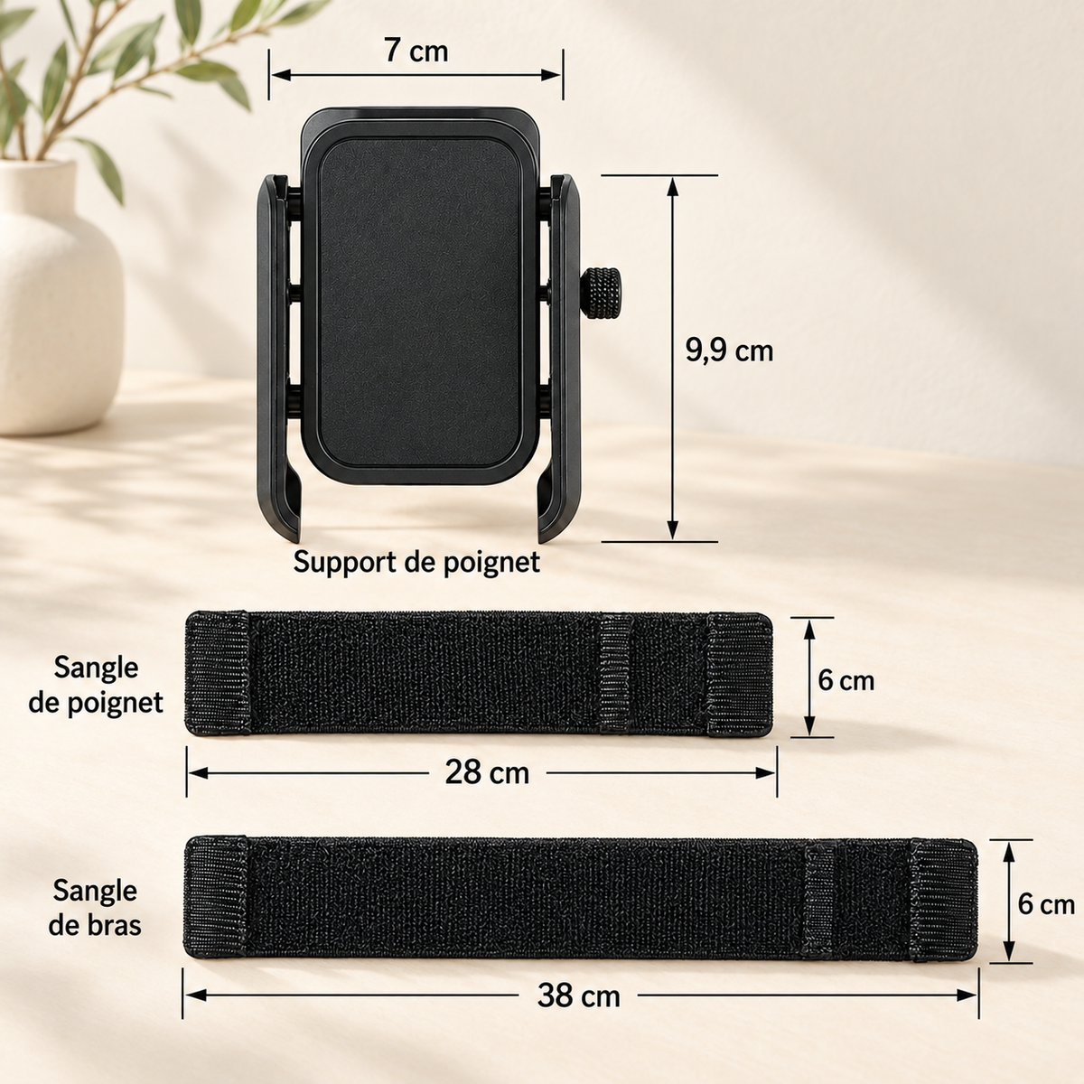 Brassard telephone Ultra-Confort Running support poignet et bras