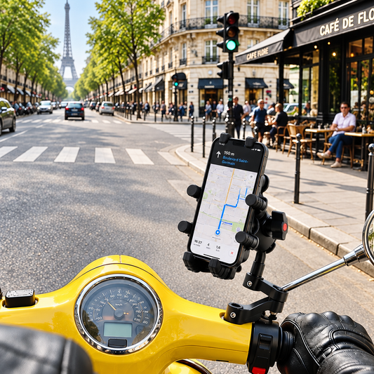 Support telephone moto parfait pour tous les véhicules