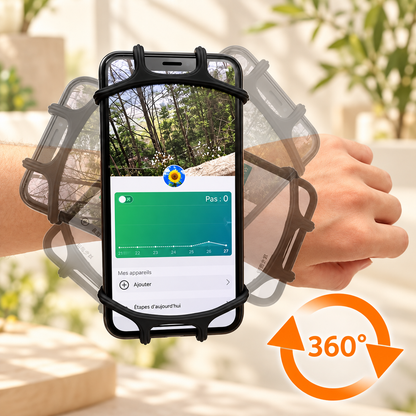 Brassard pour telephone Rotatif 360 pivot parfait