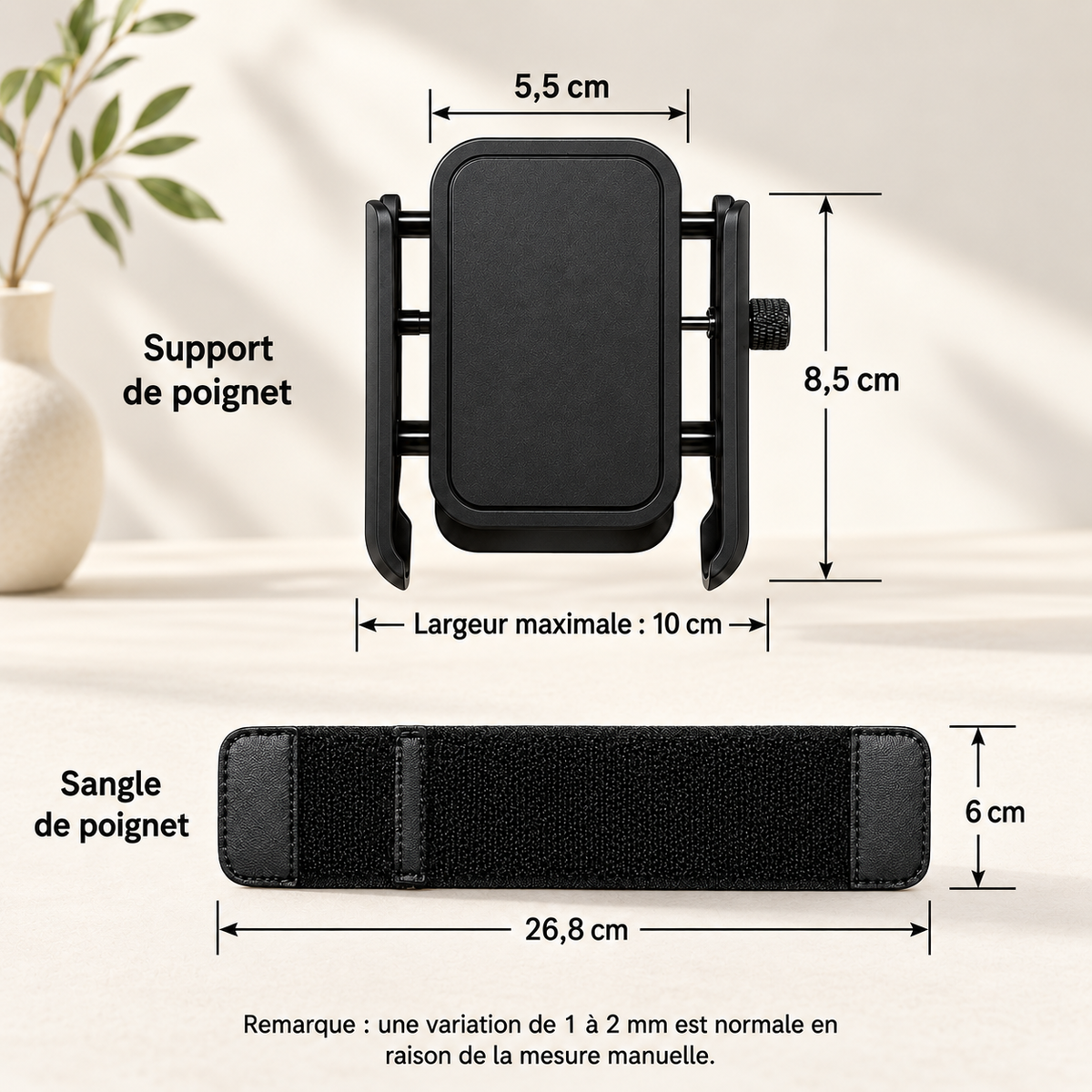 Brassard telephone Ultra-Confort Running support poignet