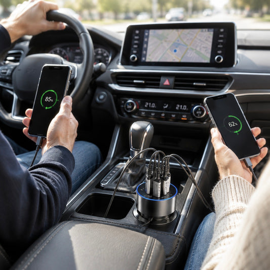Chargeur de telephone 6 Ports Voiture 350W de la charge pour tous