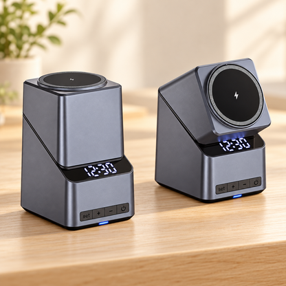Chargeur iPhone Station 4 en 1 Magnétique compacte et pratique