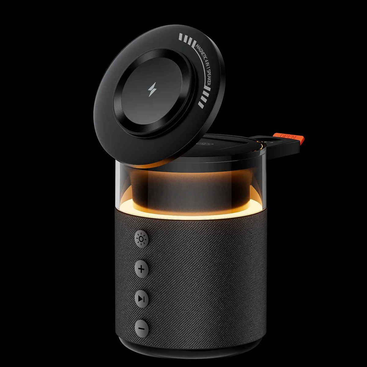 Chargeur téléphone Magnétique 5 en 1 noir
