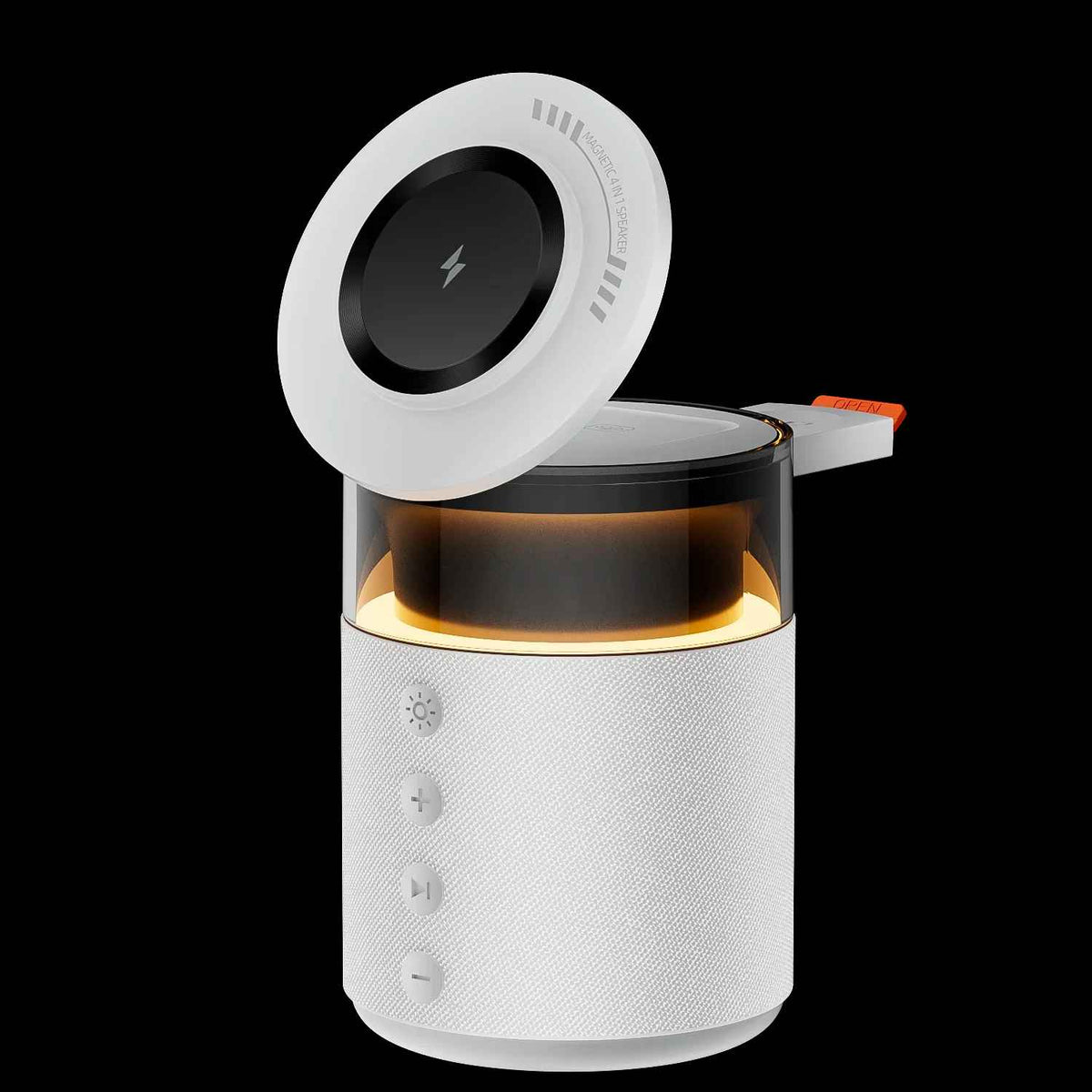 Chargeur téléphone Magnétique 5 en 1 blanc