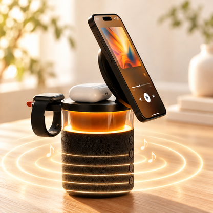 Chargeur téléphone Magnétique 5 en 1 musique en plus