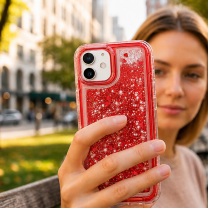 Coque iPhone 13 | Paillettes Mouvantes style