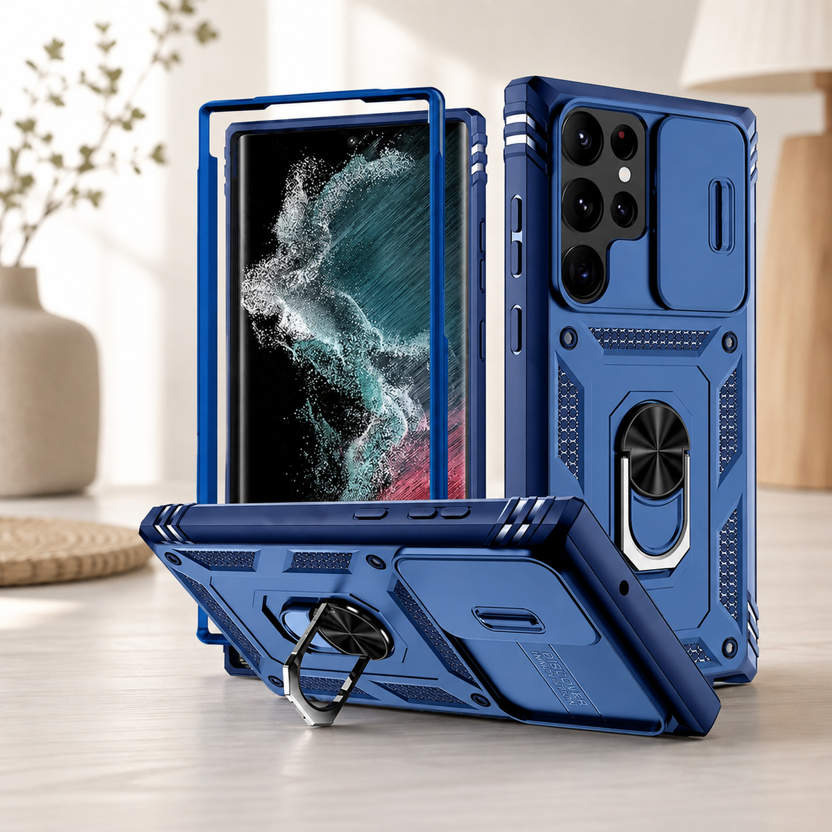 Coque de telephone Samsung Robuste Bleu
