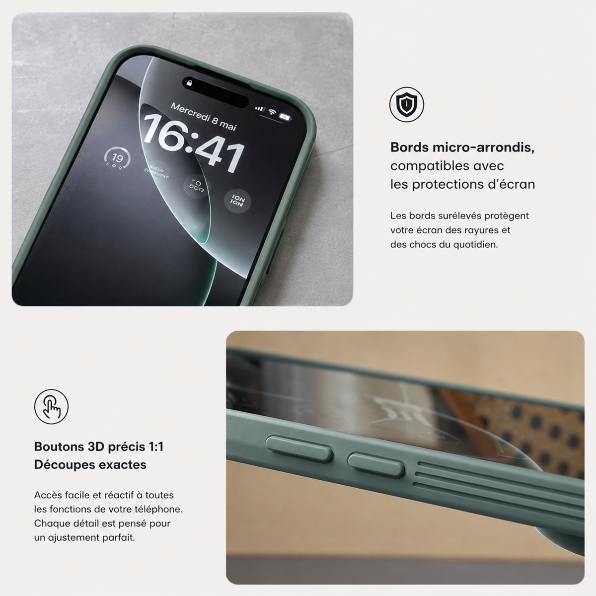 Coque de téléphone Nillkin redmi  bouton 3D