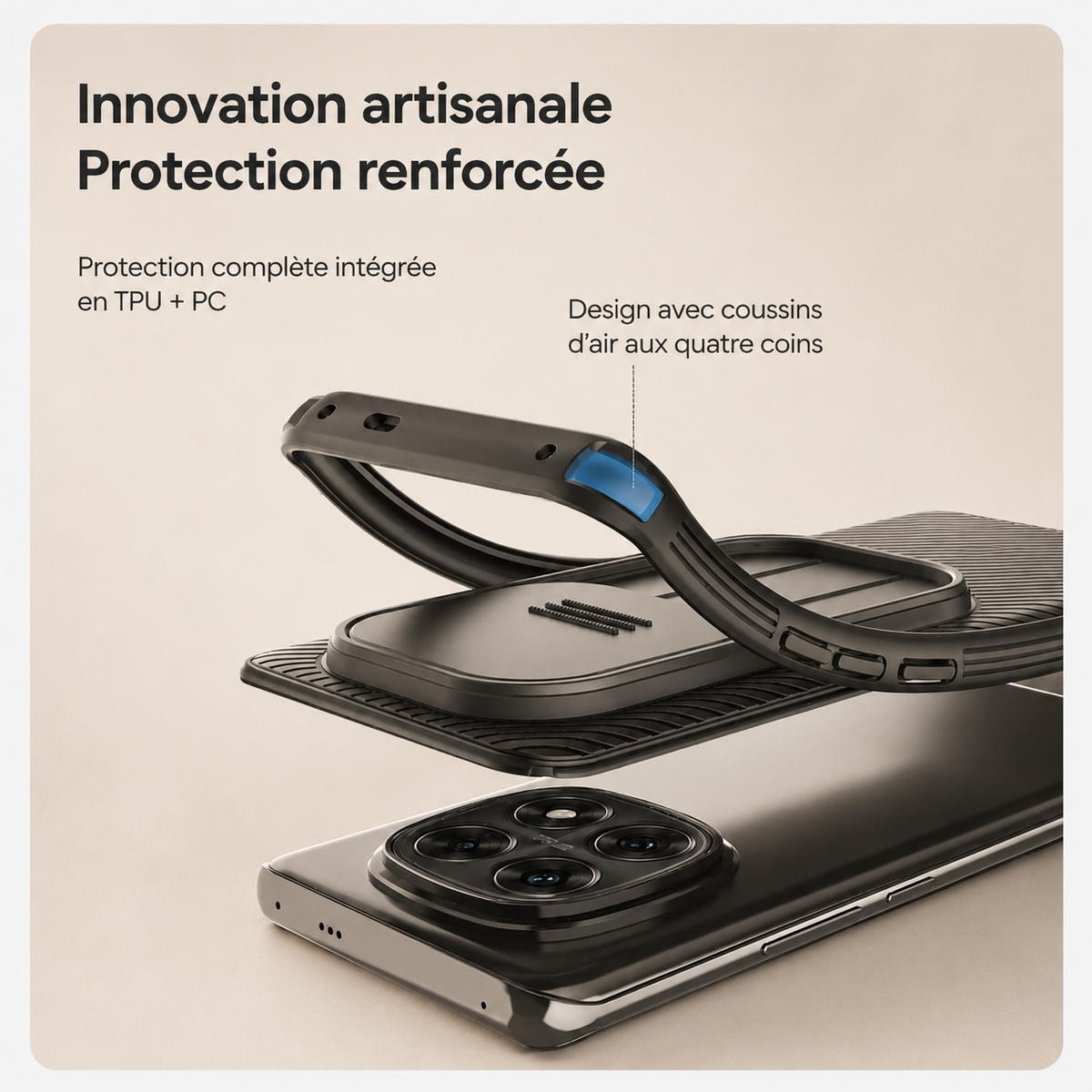 Coque de téléphone Nillkin redmi innovation artisanale