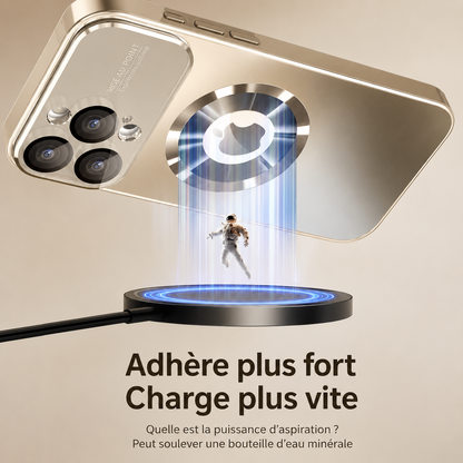 Coque iPhone Transparente Antichoc titane charge plus vite