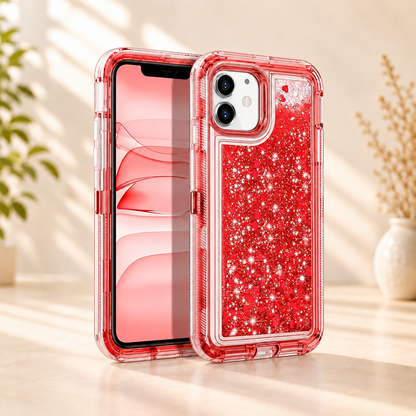 Coque iPhone 13 | Paillettes Mouvantes wow