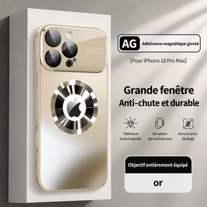 Coque iPhone 11 Transparente Antichoc titane or