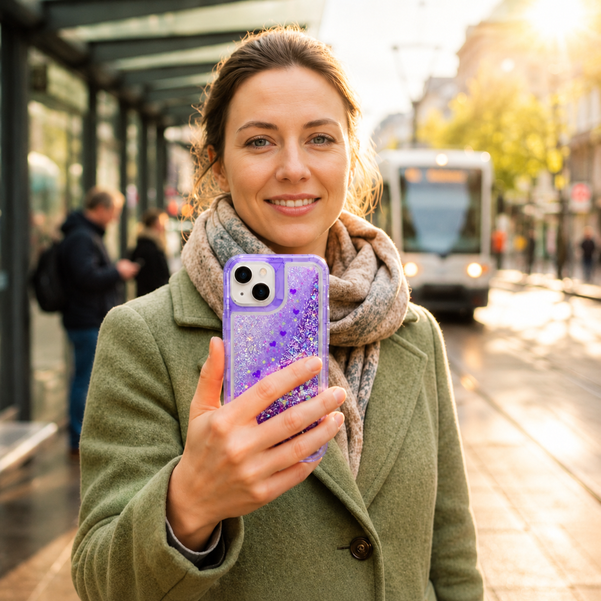Coque iPhone 13 | Paillettes Mouvantes  superbe
