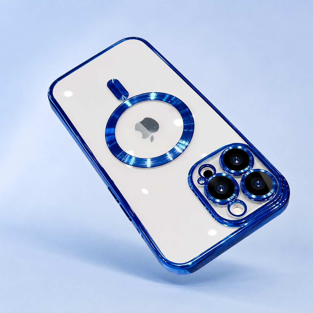 Coque iPhone Transparente bleu marin