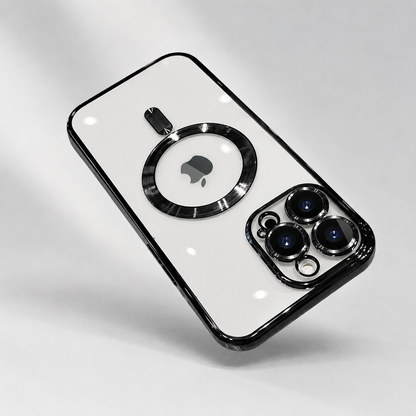 Coque iPhone Transparente noir