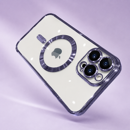 Coque iPhone Transparente violet