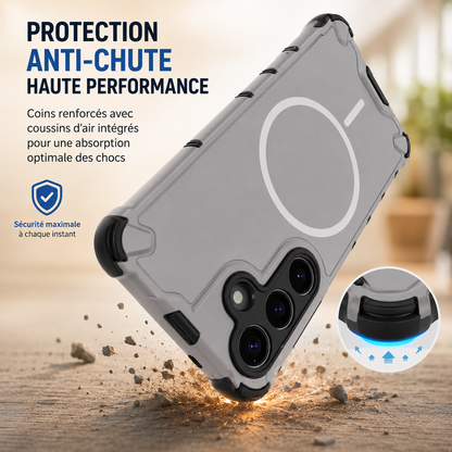 Coque pour telephone Samsung robuste, antichoc