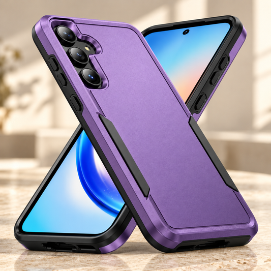 Coque telehone Samsung Violet et noir