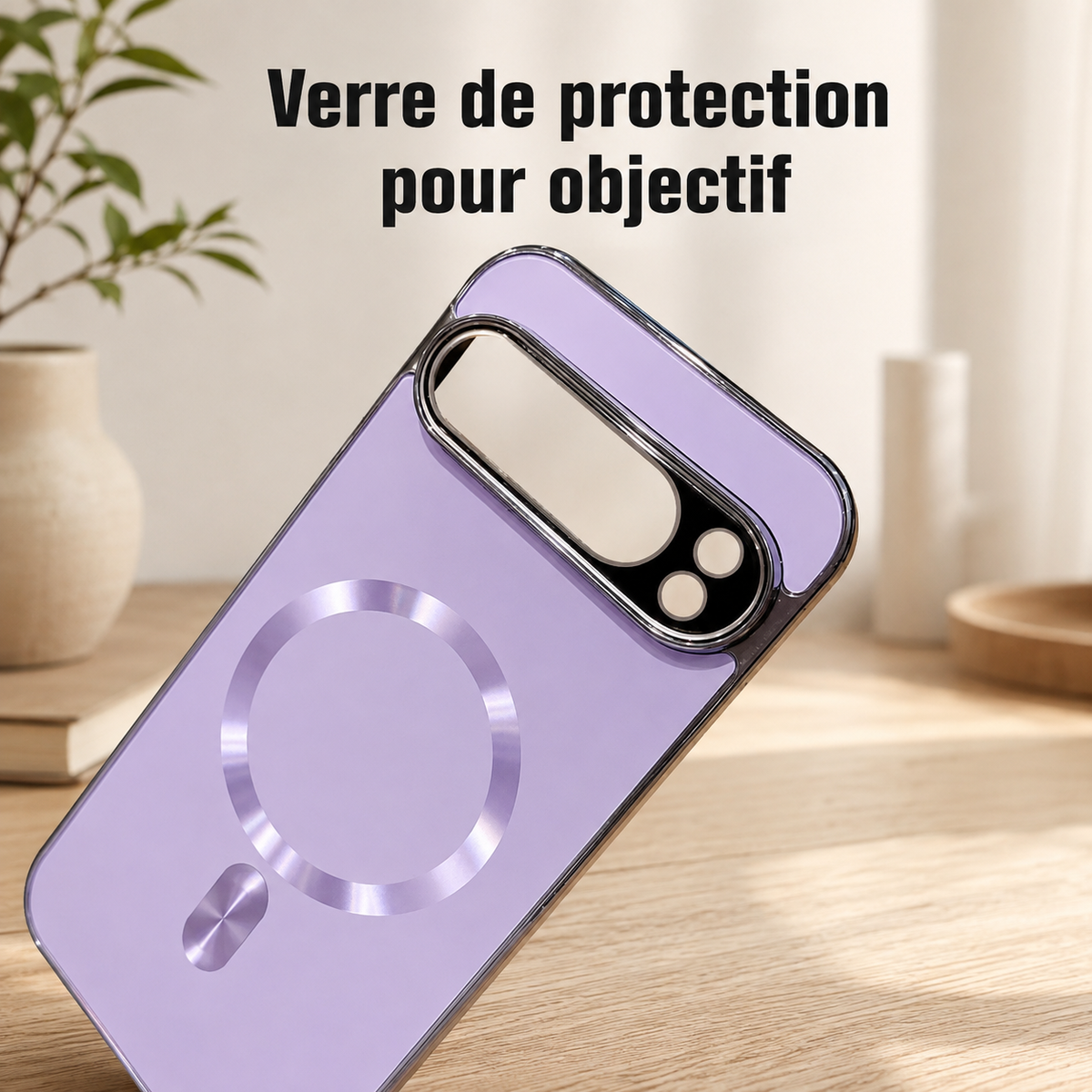 Coque telephone Pixel verre de protection pour objectif