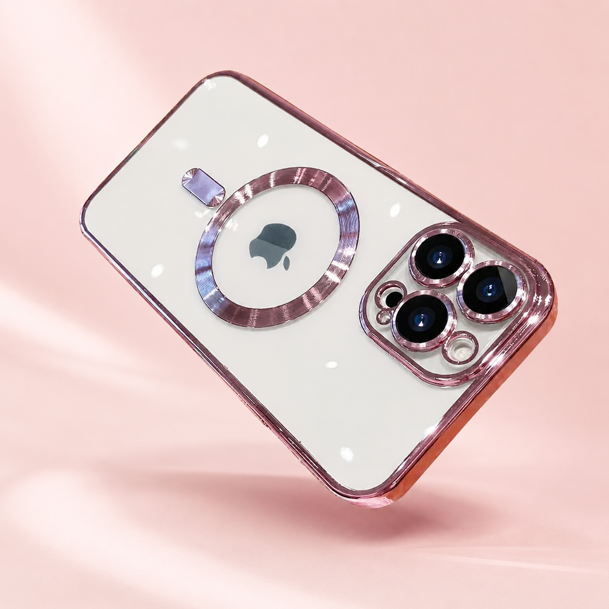Coque iPhone Transparente rose