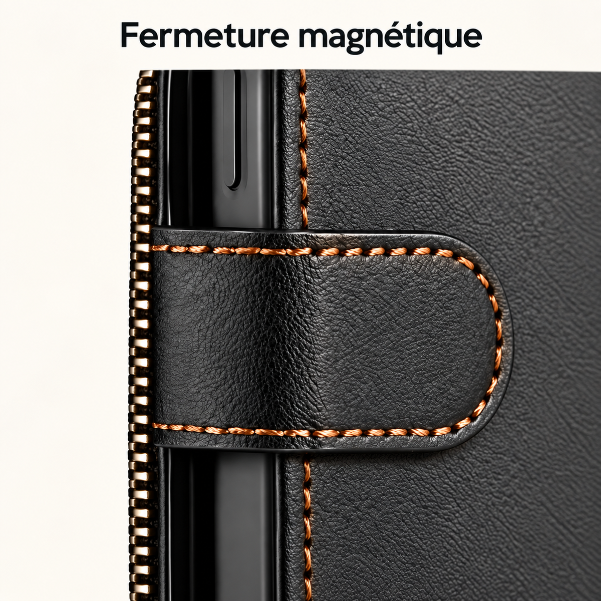 Etui pour telephone portable
Multifonction 8 cartes fermeture magnétique et fermeture éclaire