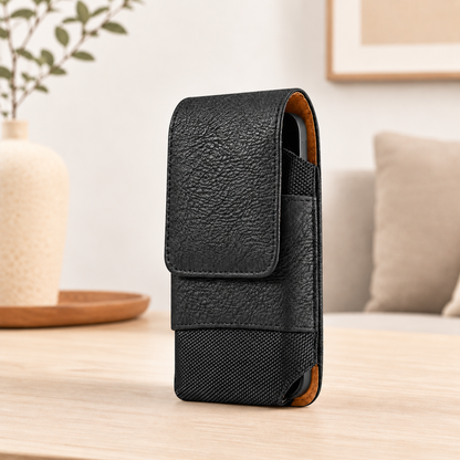 Etuis téléphones | Cuir Universal Clip, compatible avec presque tous les smartphones