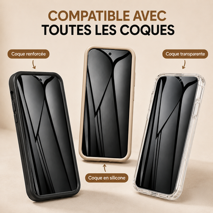 Film protection telephone iphone cpmpatibles avec toutes les coques iphone