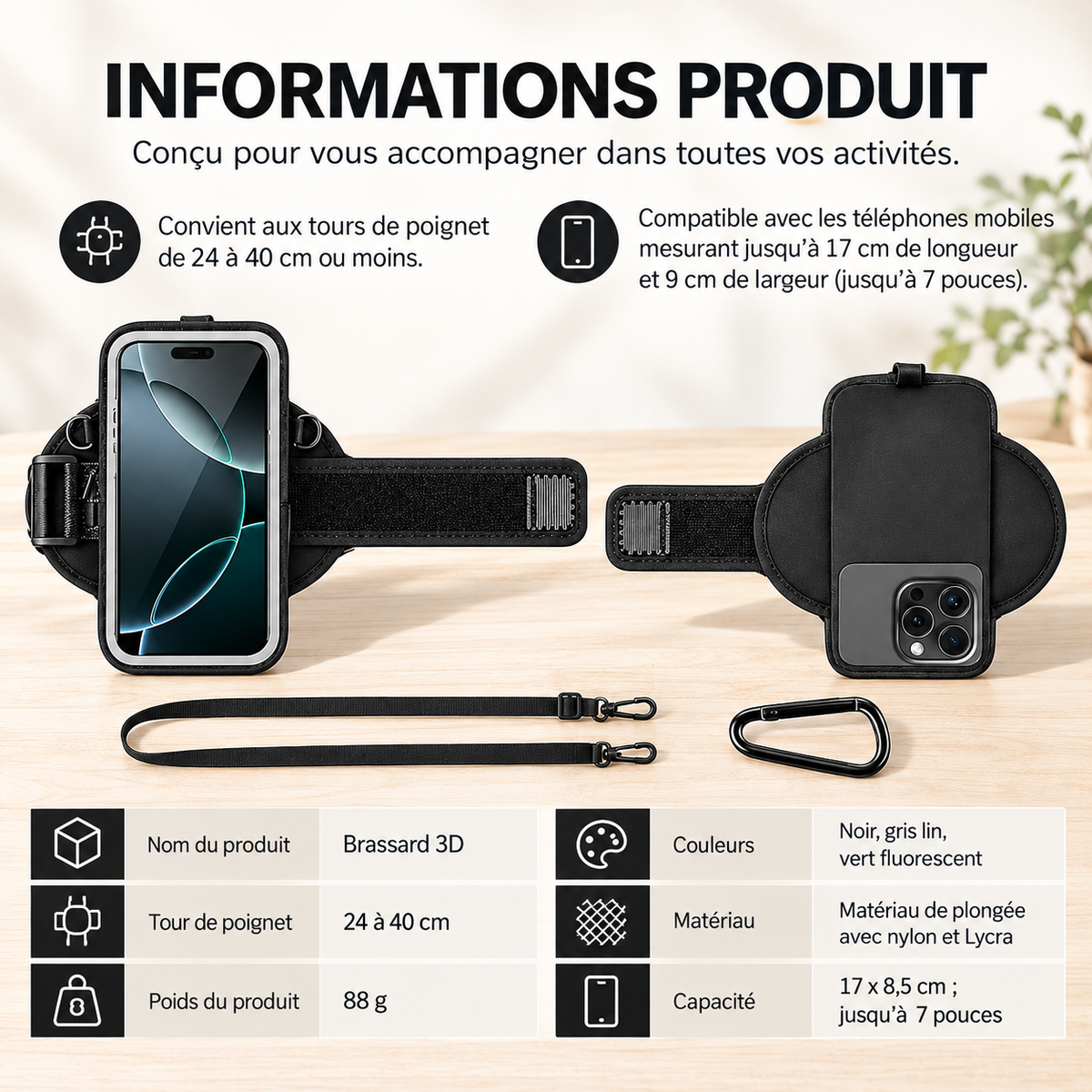 Pochette etanche pour telephone infos du produit