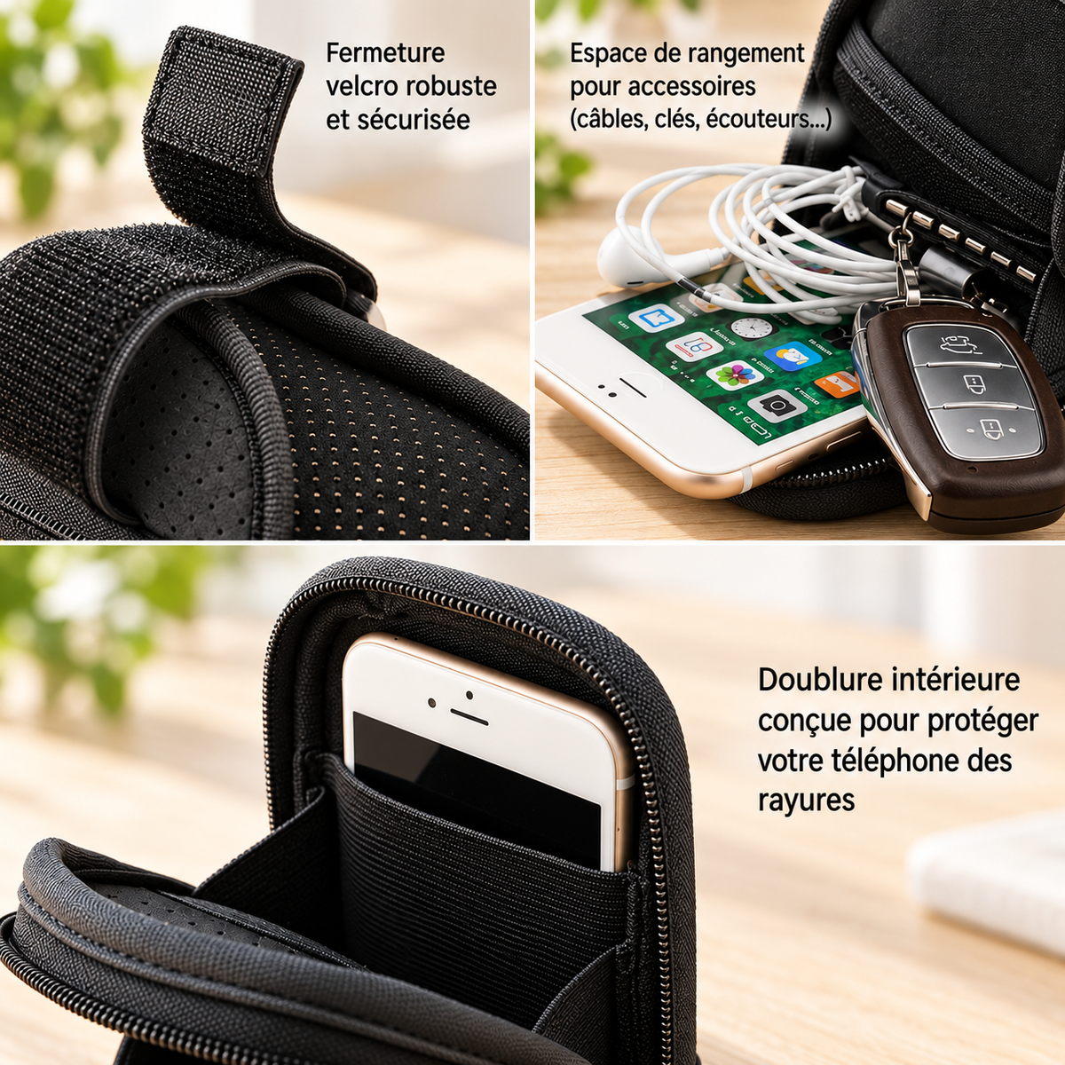 Pochette etanche pour telephone RunProtect rangement pour vos accessoires
