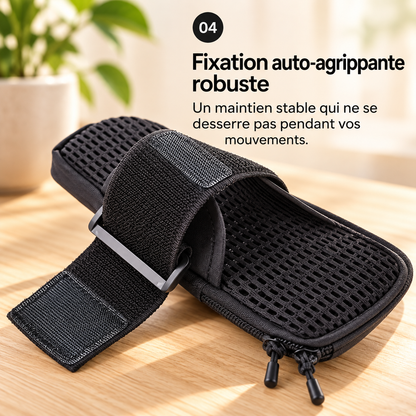 Pochette étanche téléphone Sport Double Compartiment fixation robuste