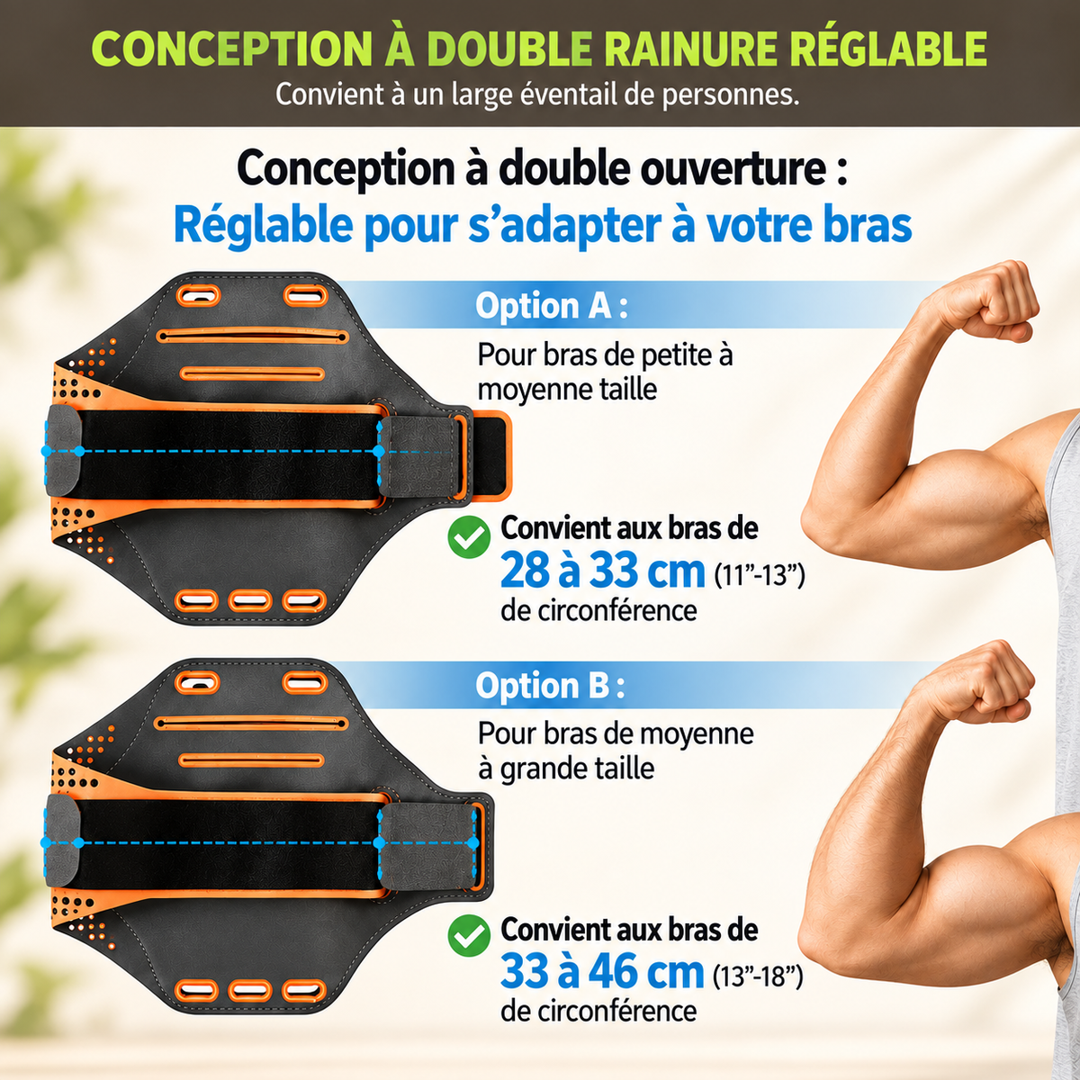Pochette étanche téléphone Universelle tous les bras reglable