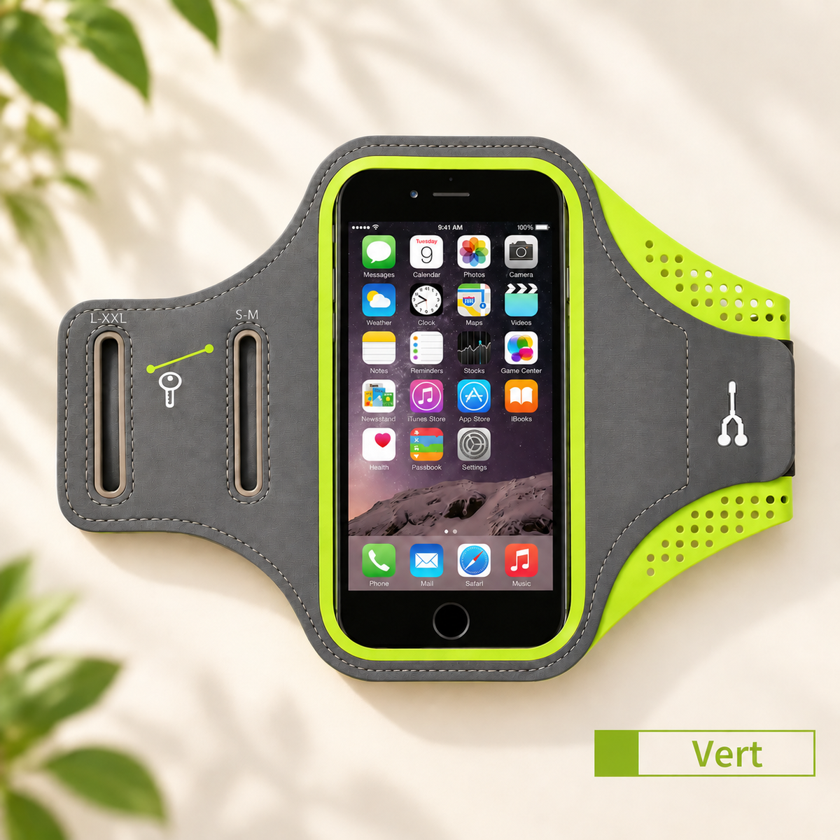Pochette étanche téléphone Universelle vert