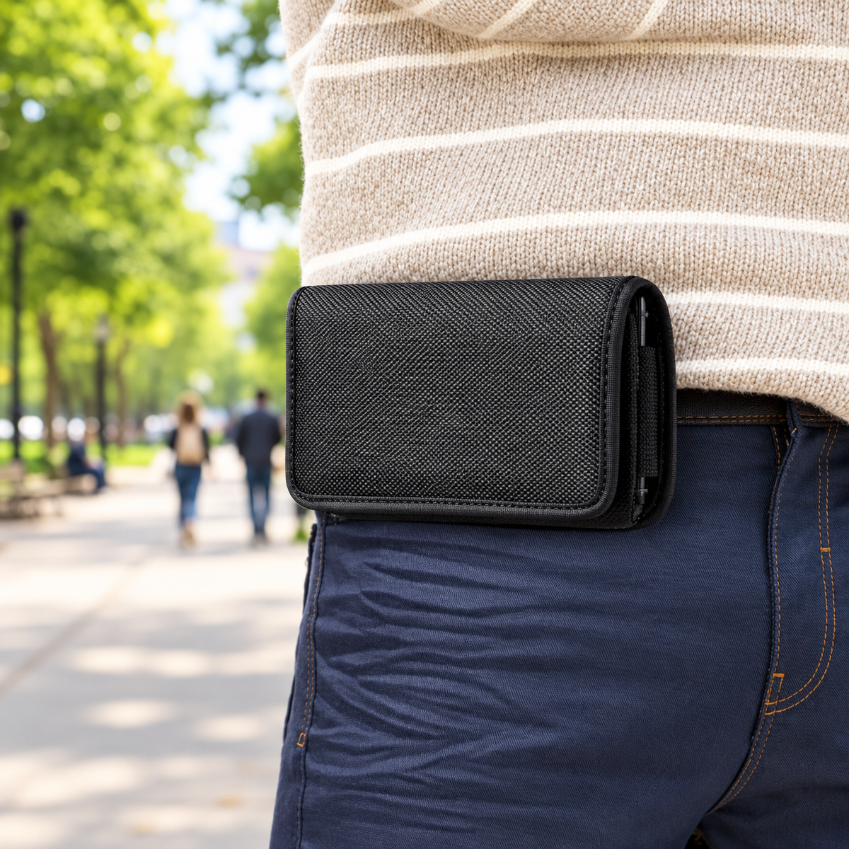 Pochette telephone UltraPro ne gêne pas vos mouvements
