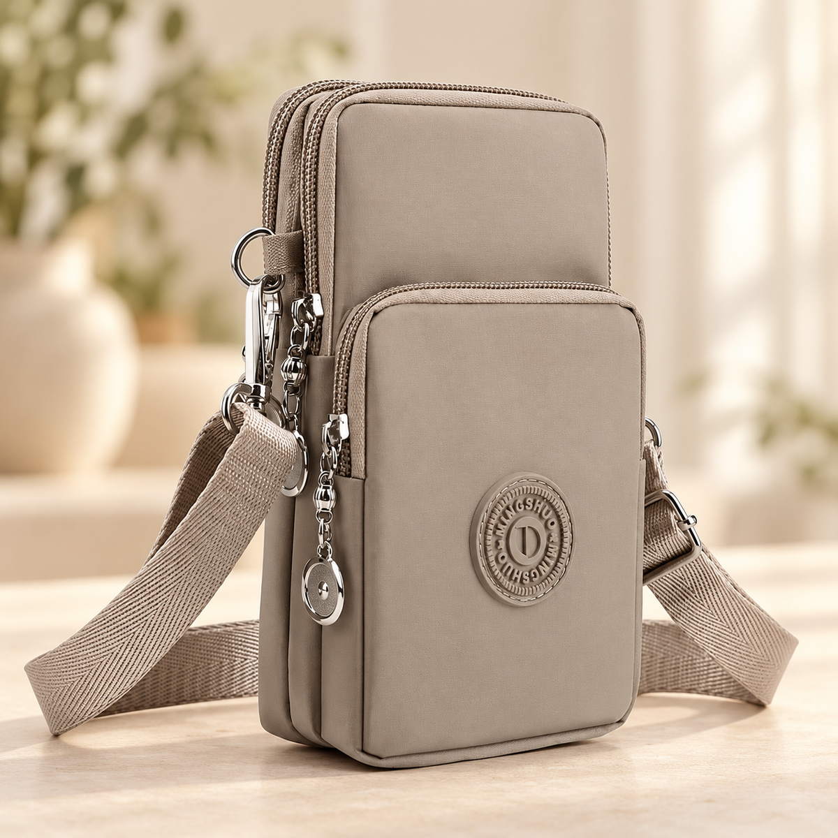 Pochette telephone protection kaki