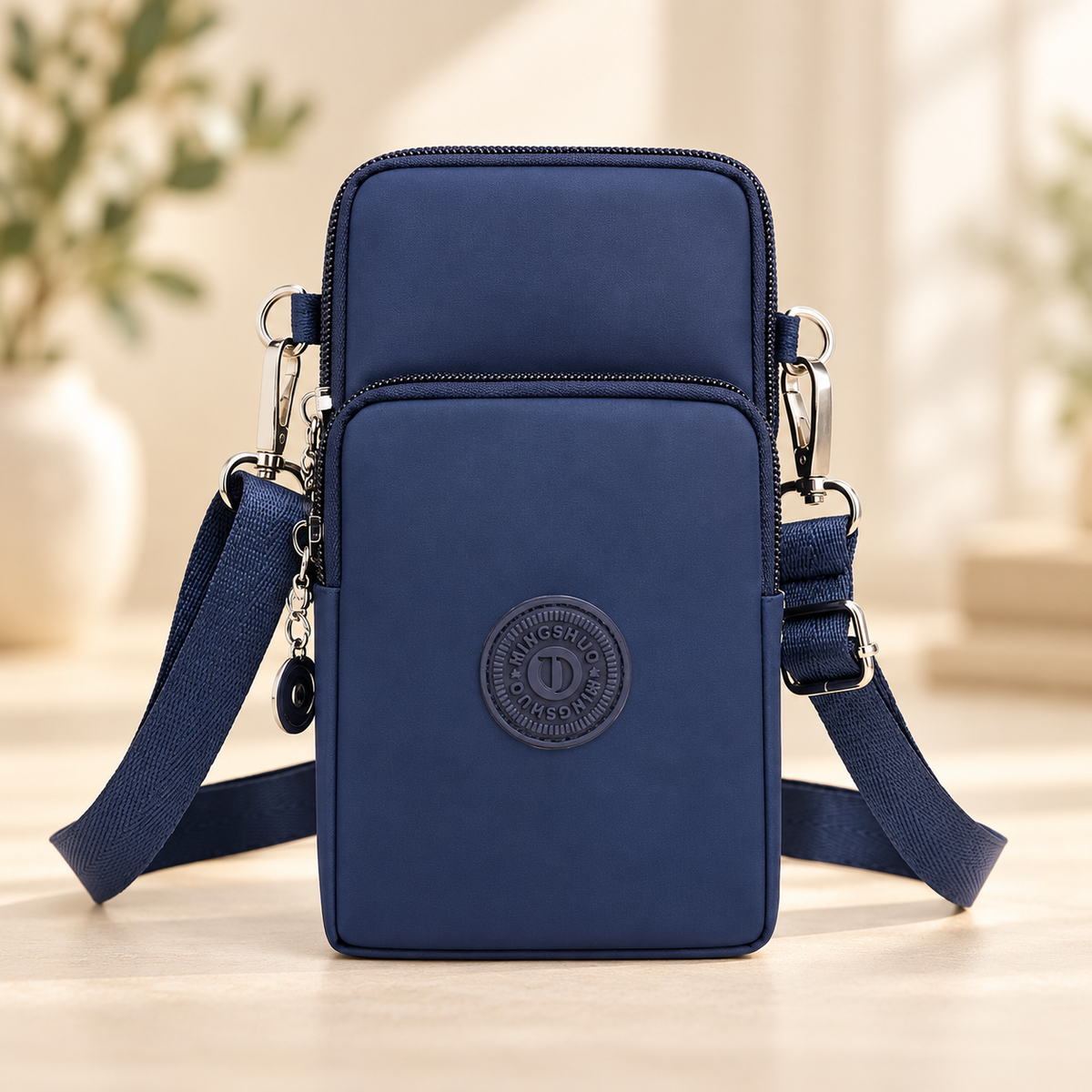 Pochette telephone protection bleu