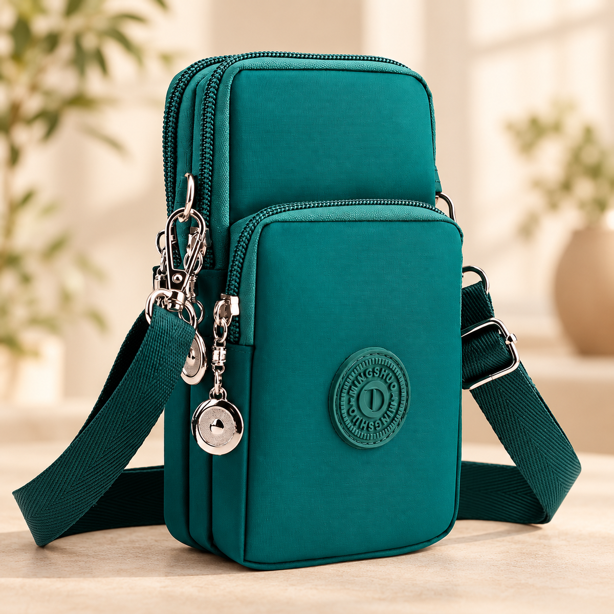 Pochette telephone protection vert
