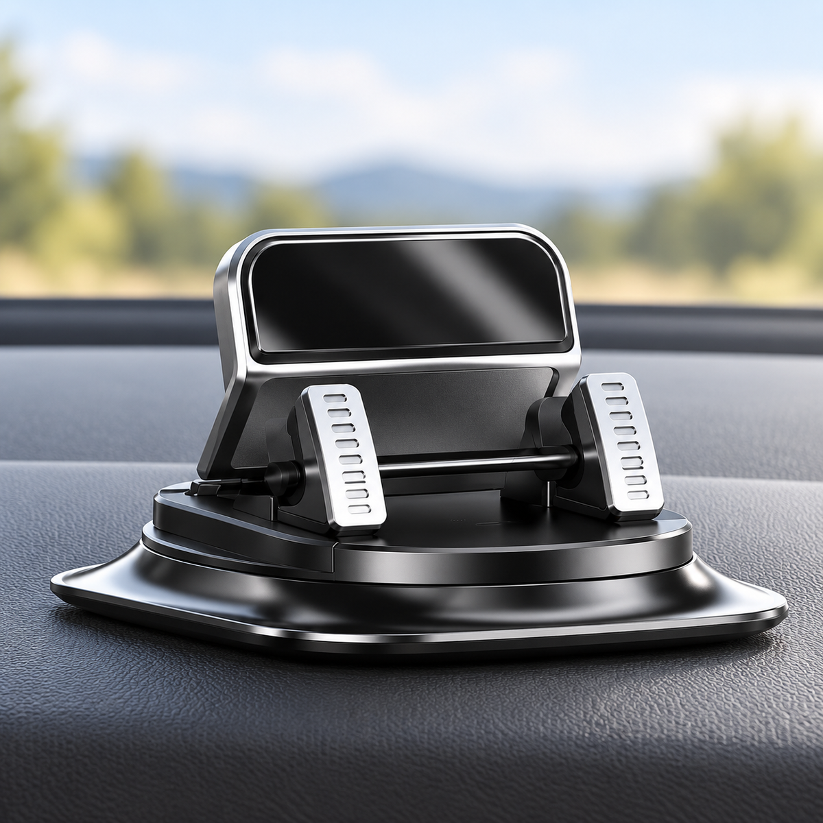 Porte téléphone voiture | Rotation 360 sobre discret