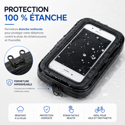 Porte telephone velo Etanche Universel protection 100% étache