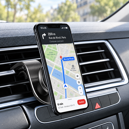 Porte telephone voiture Magnétique 360 parfait pour GPS