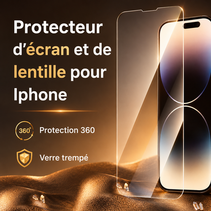 Verre trempé iPhone 13 protecteur decran et de lentille