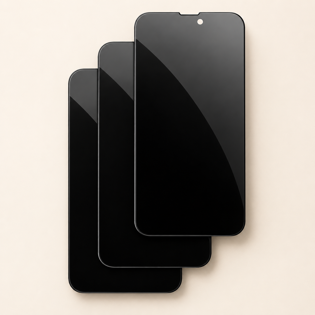 Protection ecran telephone  lot de 3 vitres