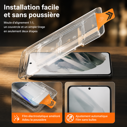 Protection ecran telephone samsung galaxy installation facile