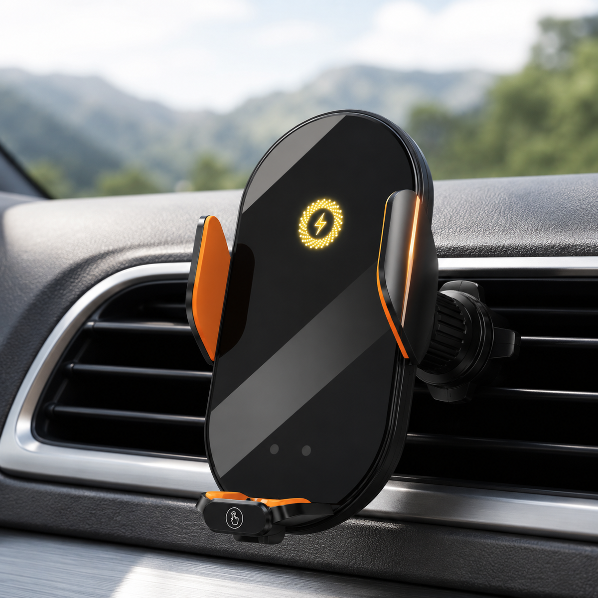 Support de téléphone voiture Charge Rapide 66W élégant