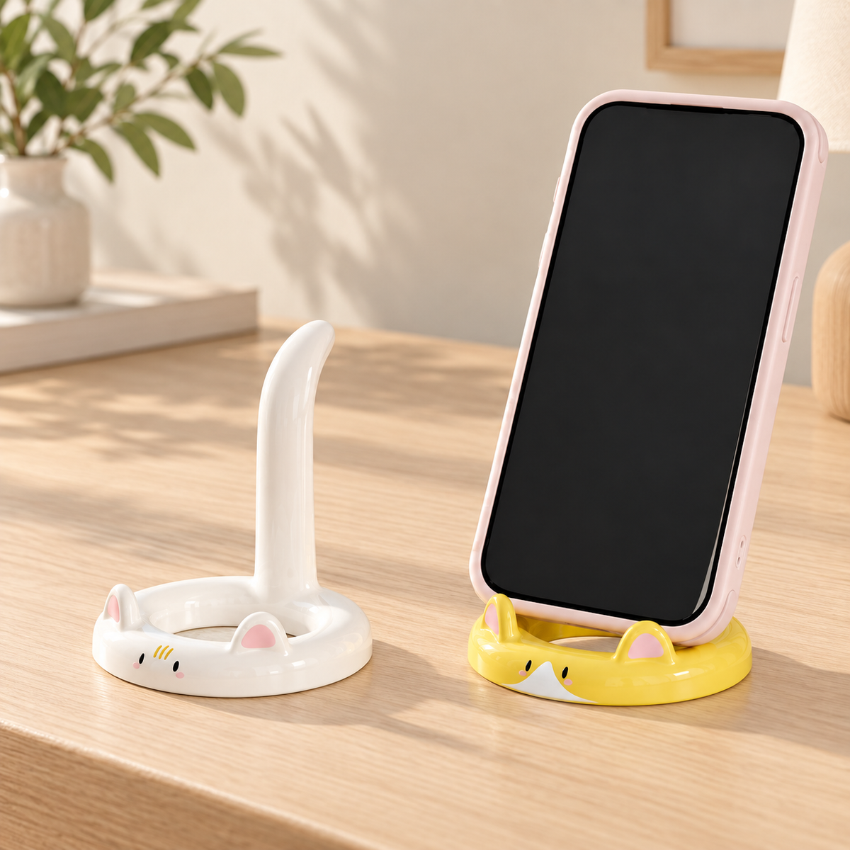 Support téléphone horizontal ou vertical, c'est parfait