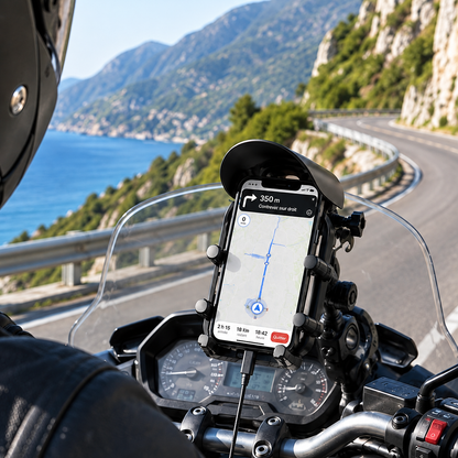 Support téléphone moto charge continuellement