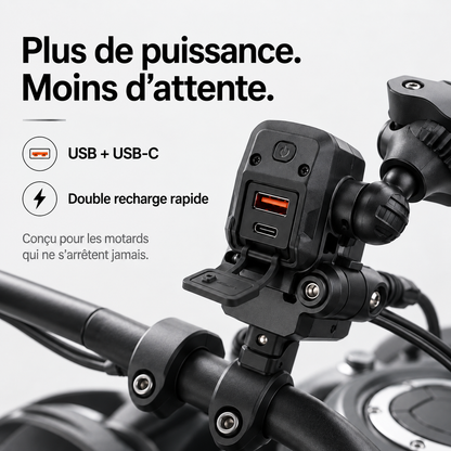 Support téléphone moto pour ceux qui ne s'arretent jamais
