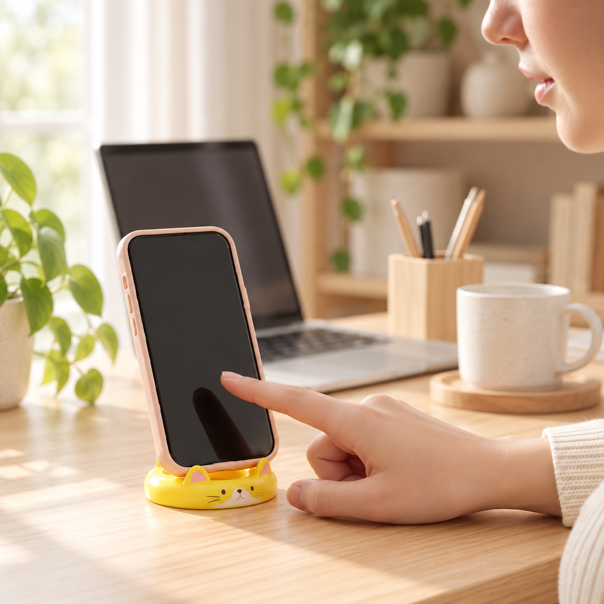 Support téléphone naviguer sur le net les mains libres