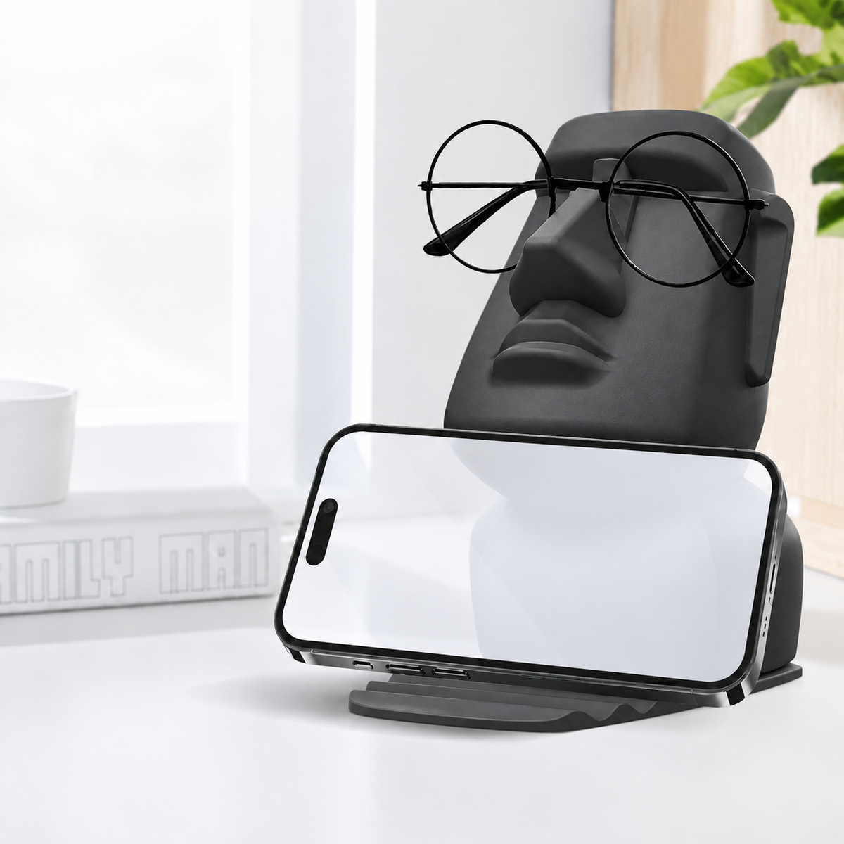Support Téléphone noir
