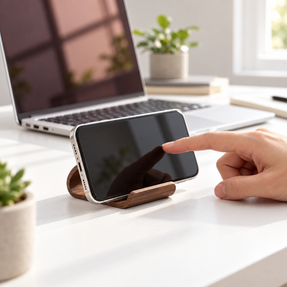 Support téléphone pratique au travail