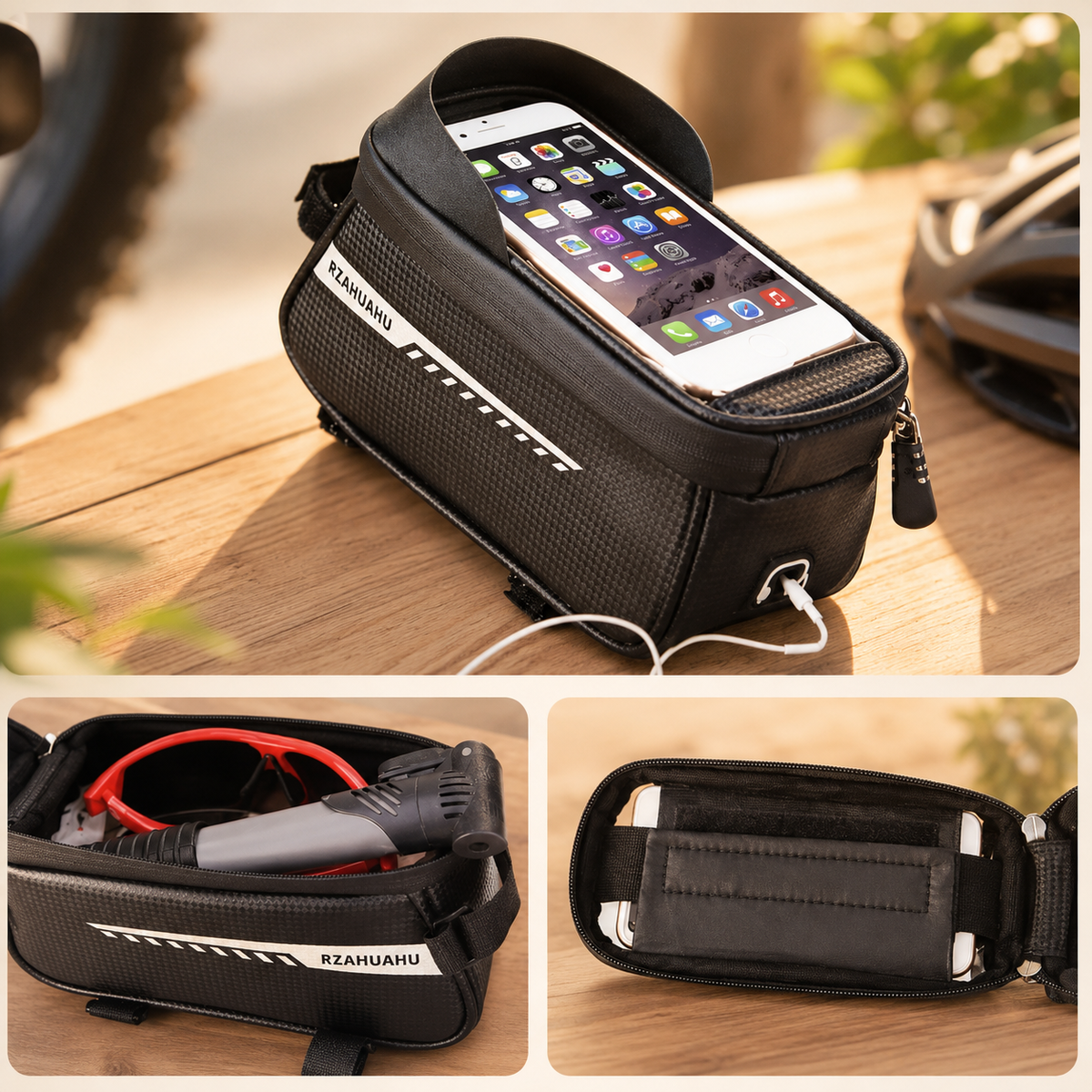 Support téléphone vélo Étanche tactile efficace 